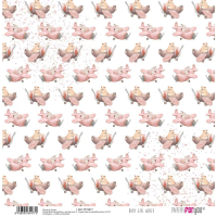 Papers For You Baby Girl World Canvas Scrap Pack (8pcs) (PFY-3472)